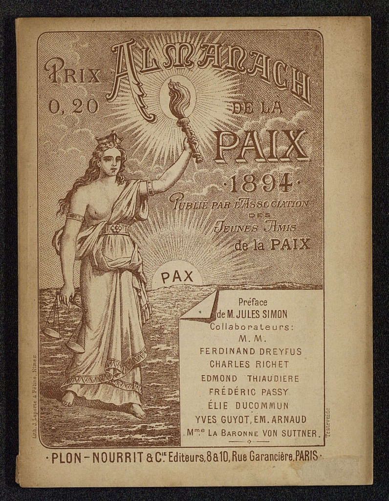 Almanach de la paix pour 1894. Sixième année