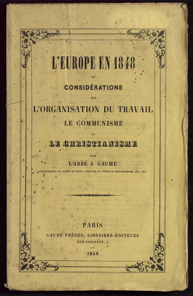 L'Europe en 1848