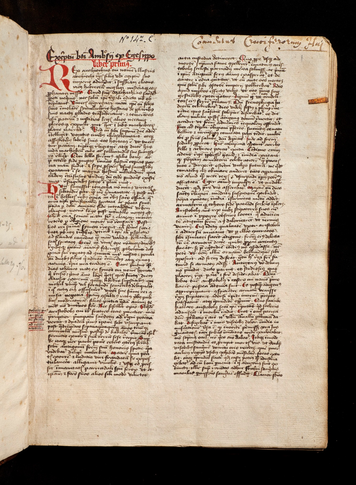Ambrosius Mediolanensis, Epilogus ex Egesippi historia. - Gregorius I, Regulae pastoralis.