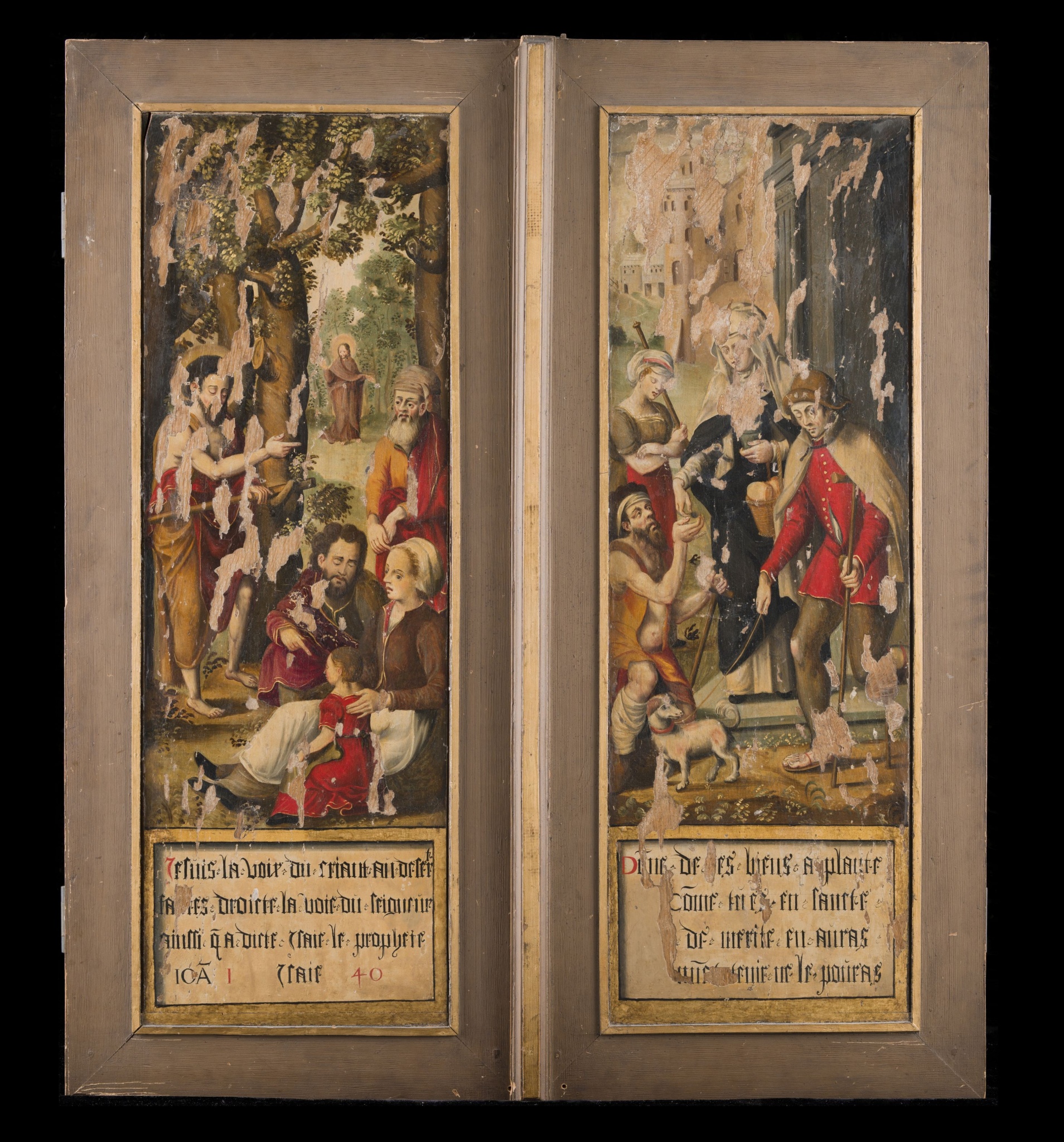 Triptyque de la Crucifixion et scènes de la vie de Saint Paul