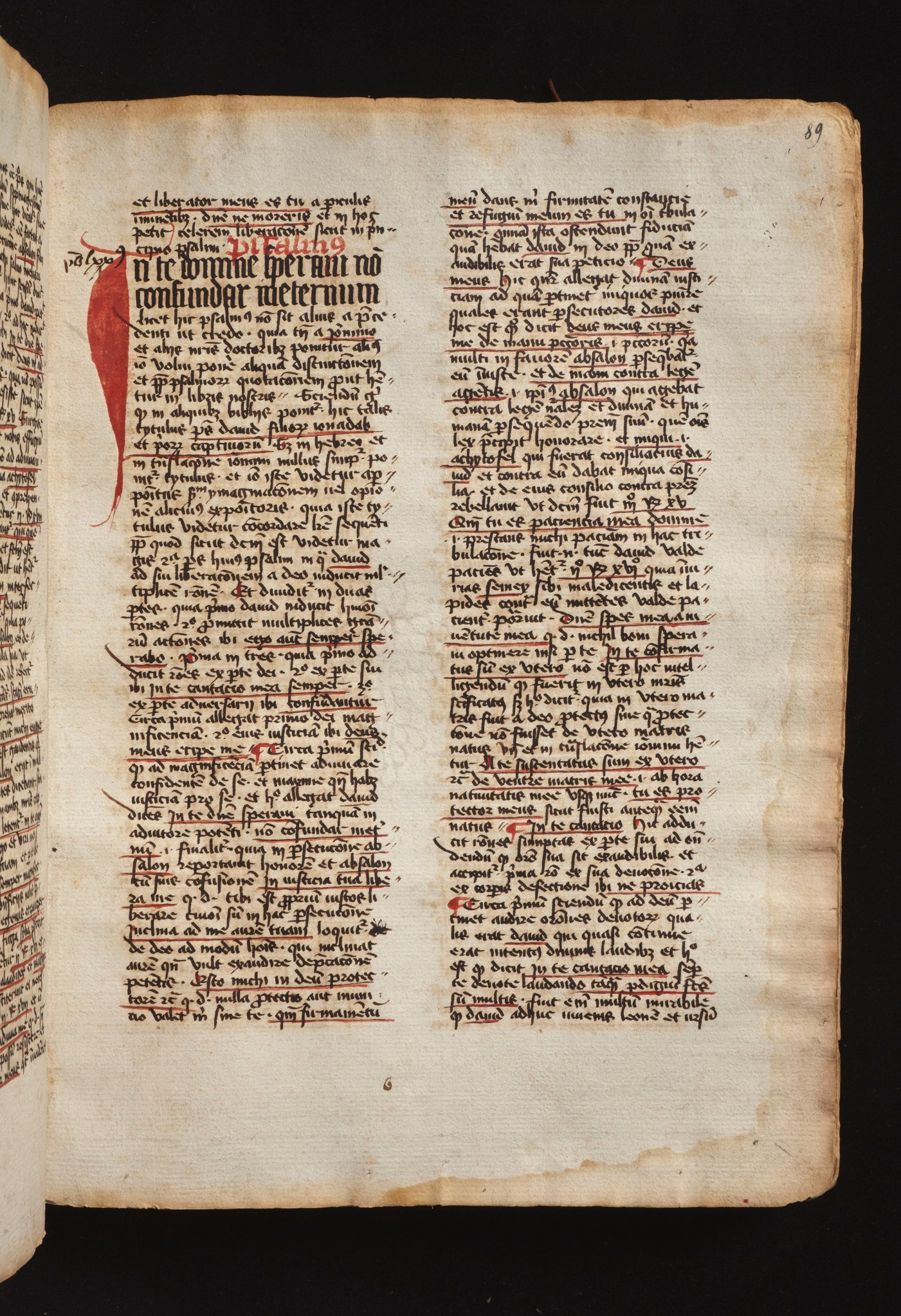 Nicolaus de Lyra, Expositio litteralis super Psalterium