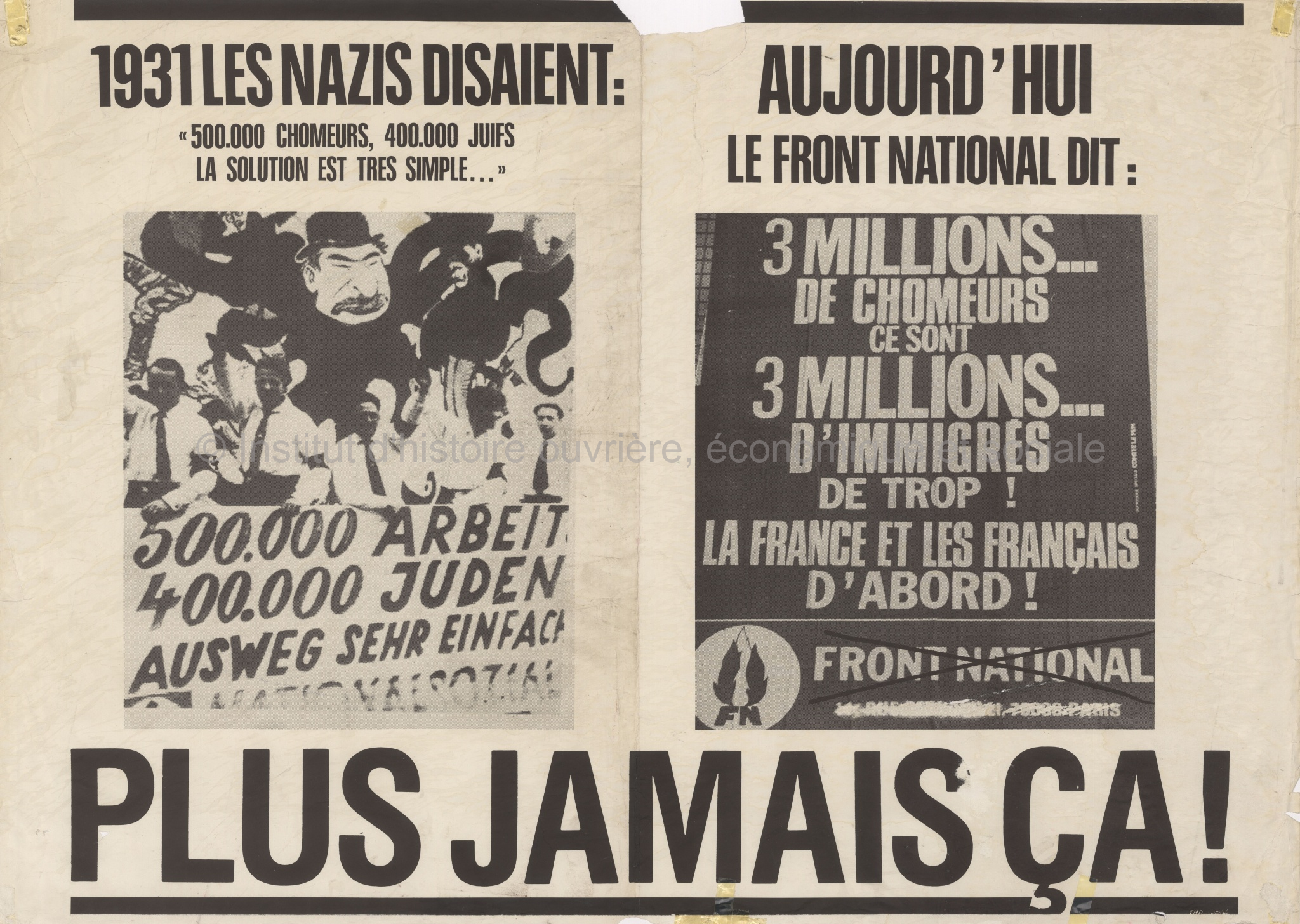 Affiche anti-fasciste