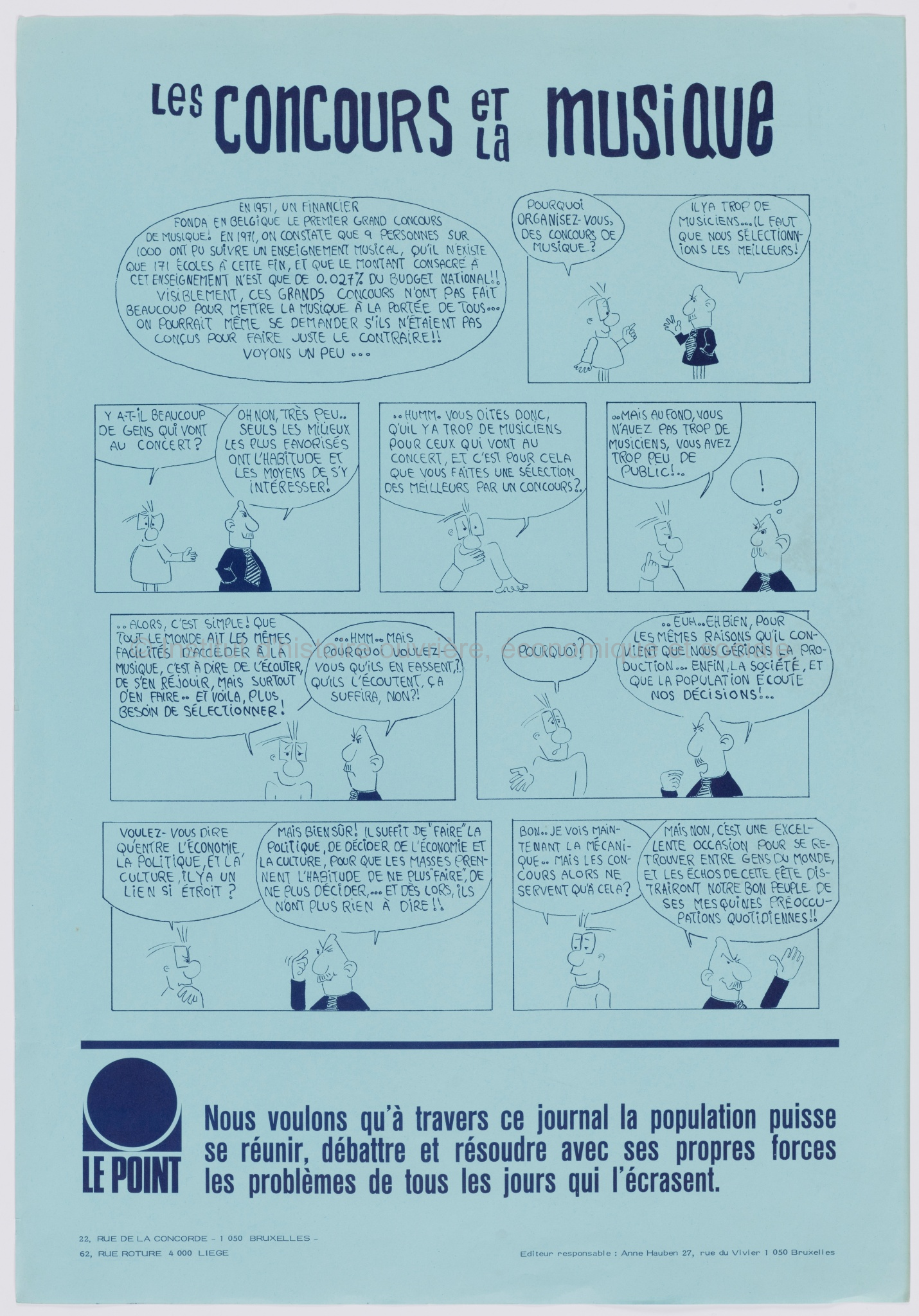 Les concours et la musique