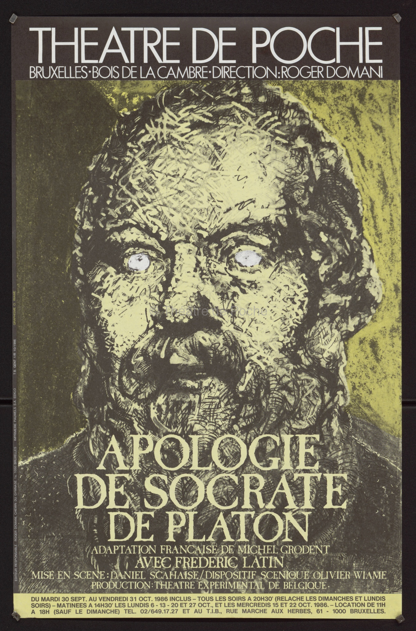 Affiche - L'apologie de Socrate