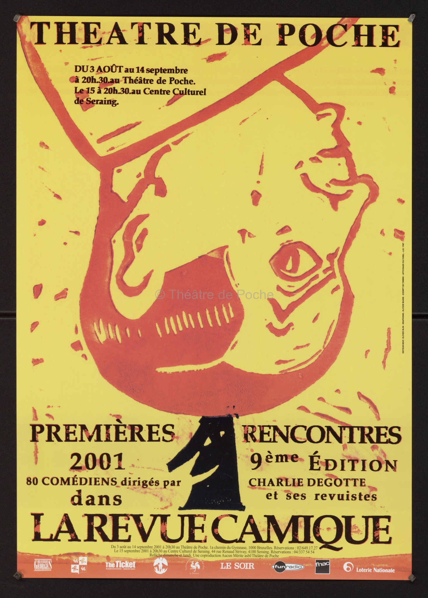 Affiche - Premières rencontres 2001 : la revue camique